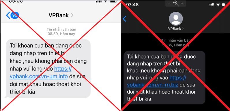 Tiếp tục xuất hiện lừa đảo brandname Vpbank tại Thành phố Hồ Chí Minh